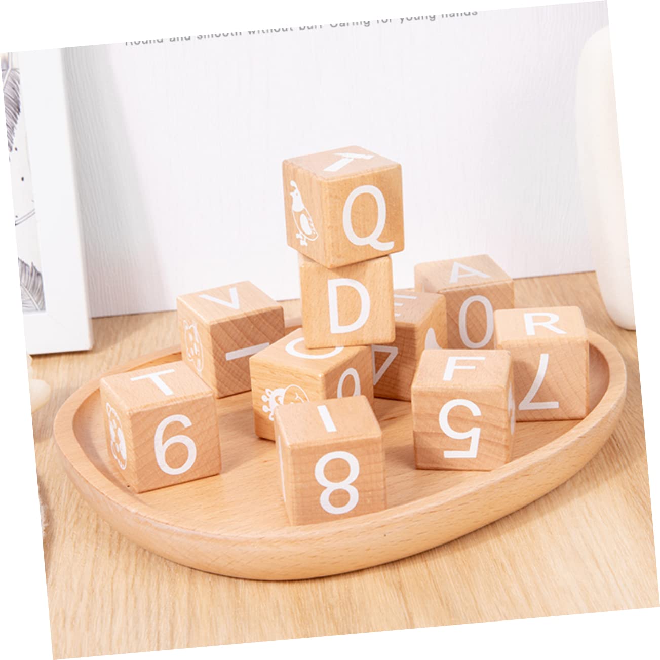 Amazon.co.jp: Toyvian 52 個 アルファベット ブロック おもちゃ